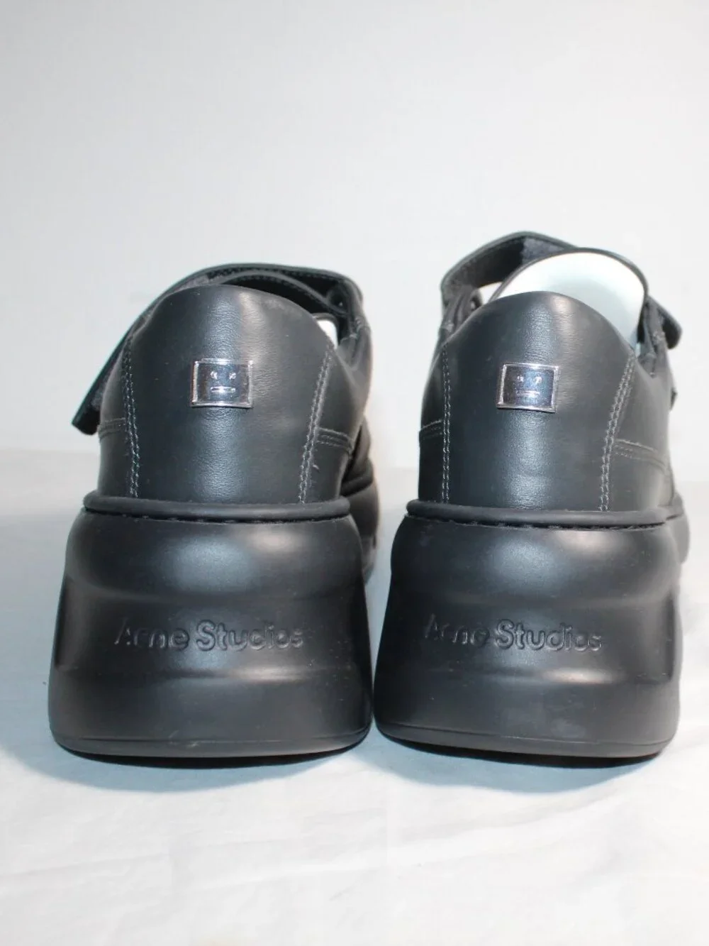 NEW Acne Studios Steffey U Friend Platform Sneaker Trainers Mini Wedge Black 41